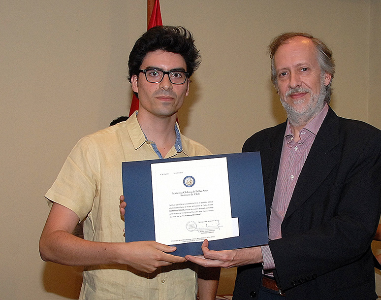 Martin Letelier (Segundo Lugar ), Luis Orlandini (Jurado)